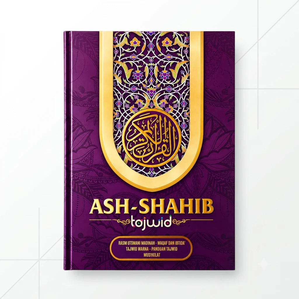 Al-Quran Ash-Shahib Tajwid Ukuran A4 Warna Ungu