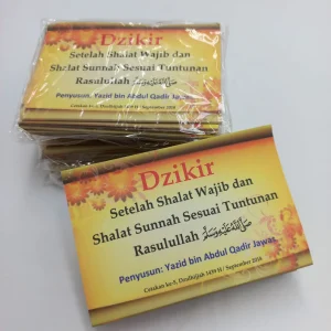 Buku Saku Dzikir Setelah Shalat Wajib & Sunnah - Ustadz Yazid bin Abdul Qadir Jawas