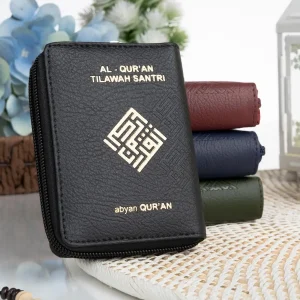 Al-Qur'an Tilawah Santri Abyan Qur'an - Cover Kulit Resleting Premium Travel Size