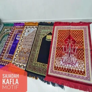Sajadah KAFLA Motif Premium Velour Halus dan Tebal 70x110 cm